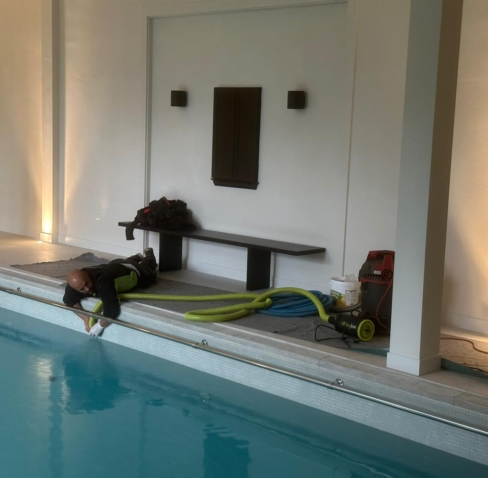 lekkage zwembadleiding